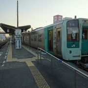 ローカル列車でのんびりと