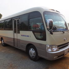 KOREAN AIRの表記があるのは韓国車（現代）だから？