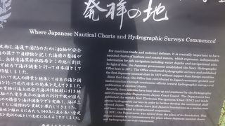 築地の朝日新聞のそばにあります。