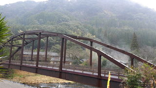 川から立ち上る湯気