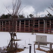 外観です。雪景色でした。