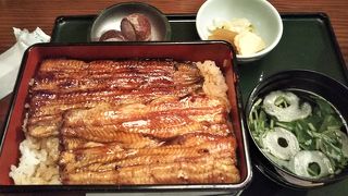 あぶらの乗ったうなぎを堪能