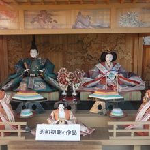 昭和初期のお雛様が飾られていました