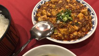 あまり辛くなくて美味しい麻婆豆腐