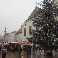 クリスマスマーケットが開催されていた時期