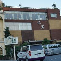 露天風呂のある宿。