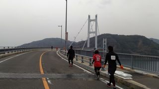 自分の足で走って渡ると最高