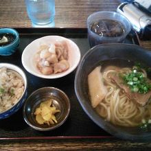 そばセット800円