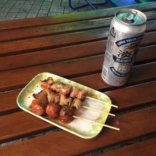 つくね、ねぎま、鶏皮