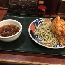 朝そば（つけ天そば）