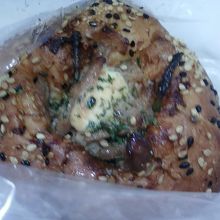 ヘルシーな蓮根のパンです。