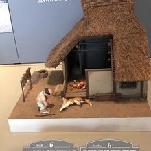 ごん狐のストーリーの再現・この様な展示が何点かあります