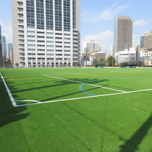 人工芝のサッカー場もあります By ぷーちゃん 芝給水所公園のクチコミ フォートラベル