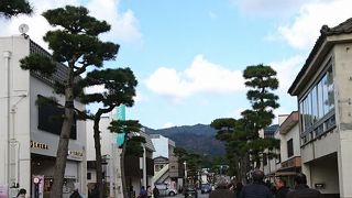 出雲大社前に広がる通り