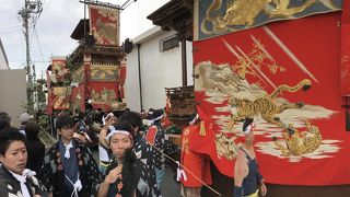 愛知県の半田の亀崎潮干祭