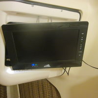 外付けモニターが新設されたBS対応TVの様子