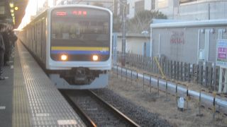 日中の千葉・君津間は各駅停車30分に1本と横須賀線からの快速が１時間に1本