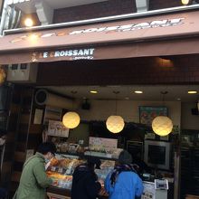 ここのクロワッサンは美味しい！