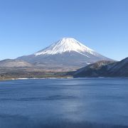 このあたりからの富士山はとても美しいです。