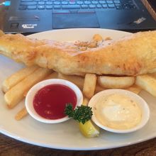 フィッシュアンドチップスをフルで