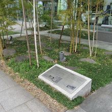 右前方からの眺め (手前が説明板)