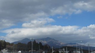 八ヶ岳が見えます