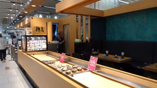 食料品売り場に鮮家あります