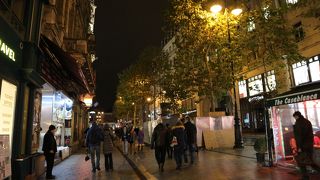 ブダペストの繁華街