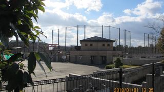 グラウンドも広い