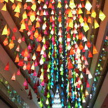 吹き抜けのスペースを埋め尽くすほどの迫力でした