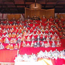 郡山八幡神社の飾り雛