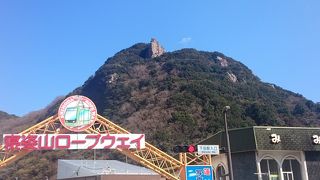 下田の街と海を一望