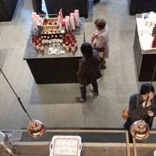 2階から見下ろす