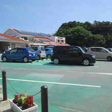 無料駐車場の様子