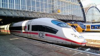 オランダからドイツへ快適な高速列車「ICE」