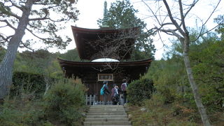 築400年という多宝塔、木肌の木目からその歴史が伝わってきます。