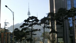 ロッテワールドタワーからも見えました