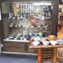 店頭のメニュー