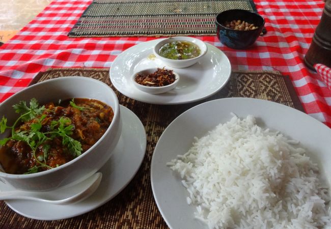 カレーがおいしい