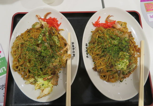 ミックス焼きそばを食べました