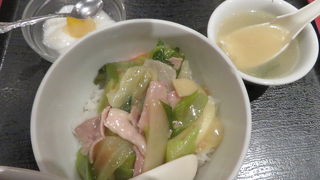 ランチメニューが安いです