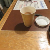 ロビーでコーヒーをいただいてくることができました