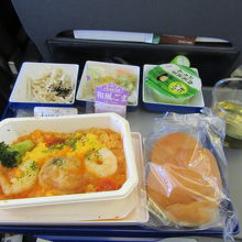 セントレア～香港便の機内食