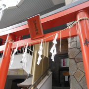 神田川の近くにある小さな神社