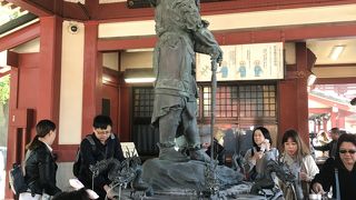 手を清める場所