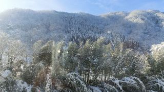 大山が綺麗に見えました。