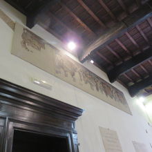 当時の遺構などの展示