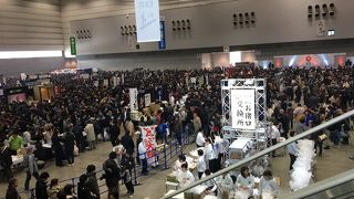 新潟県の造り酒屋が集まる。