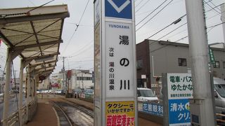 観光利用は少なそうな函館市電の終点