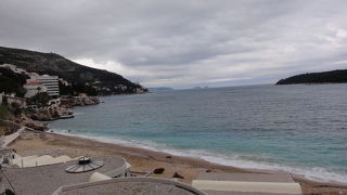 旧市街から近いビーチ